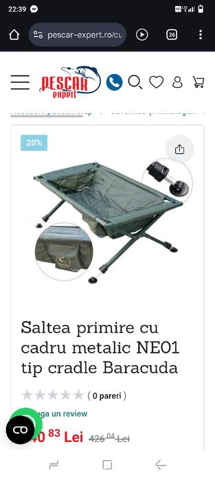 Saltea primire Baracuda