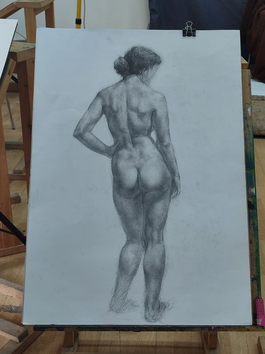 Поръчкови портрети с графит на размер 35/50