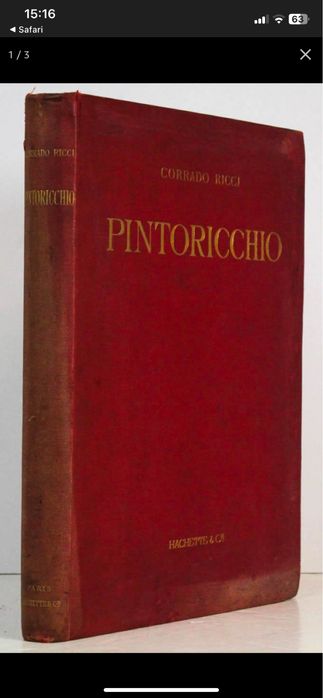 Vand cartea pictorului Pintoricchio