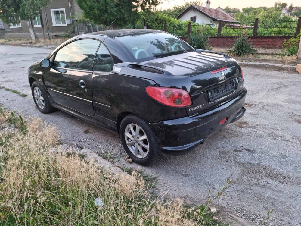 Пежо 206 CC 1.6 i 110 коня бензин 2006 г кабрио