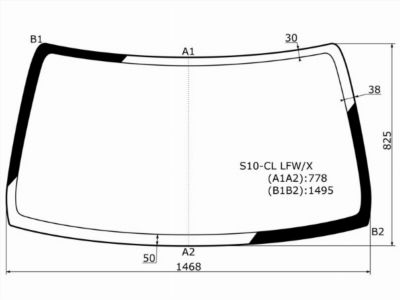 Стекло лобовое  Honda Cr-v