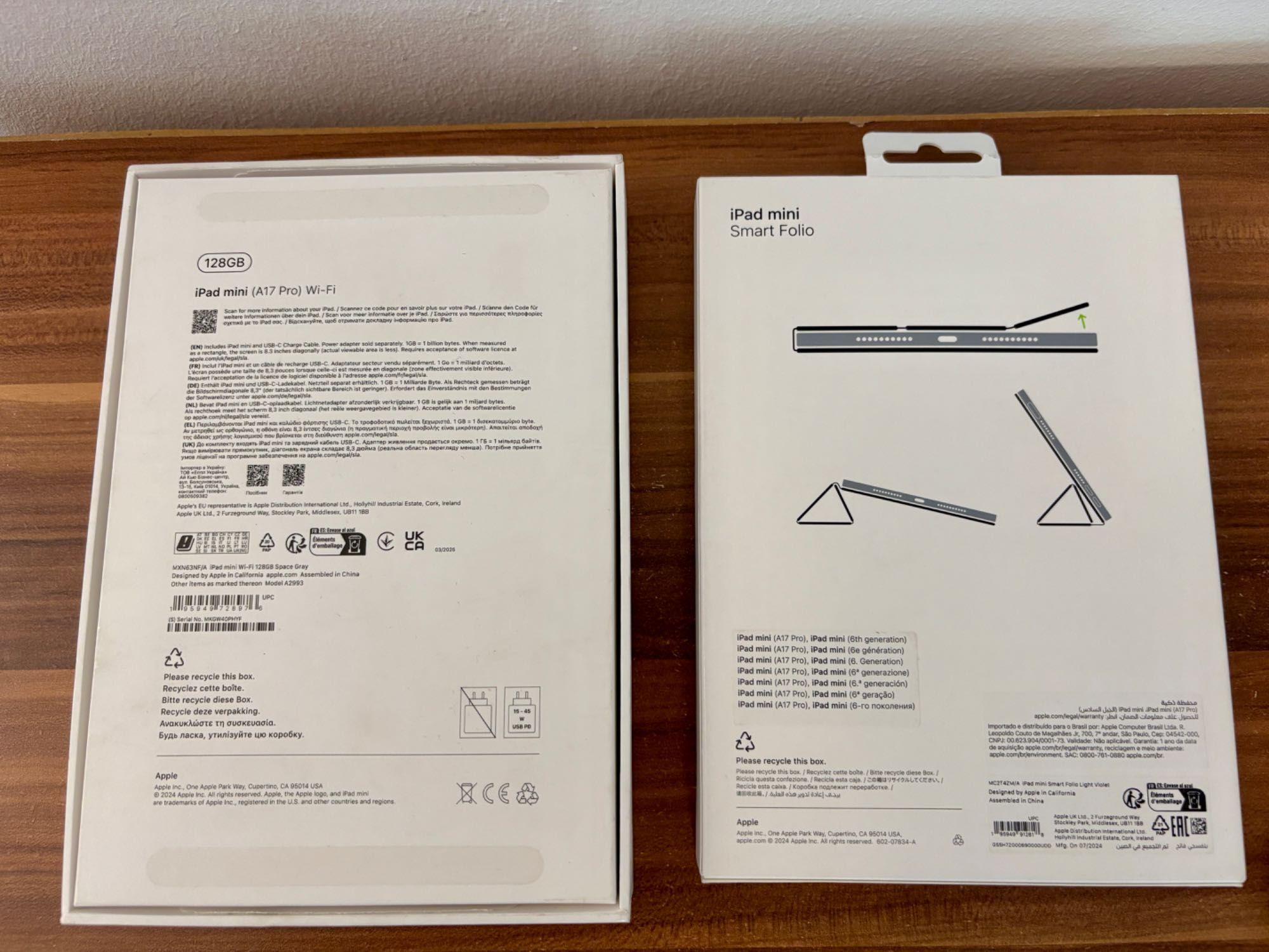 iPad mini 7 (A17 Pro) + Husa Smart Folio
