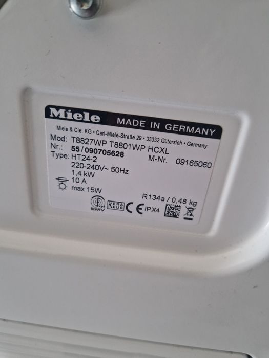 Сушилня Miele T 8801 WP A+++ 7 кг