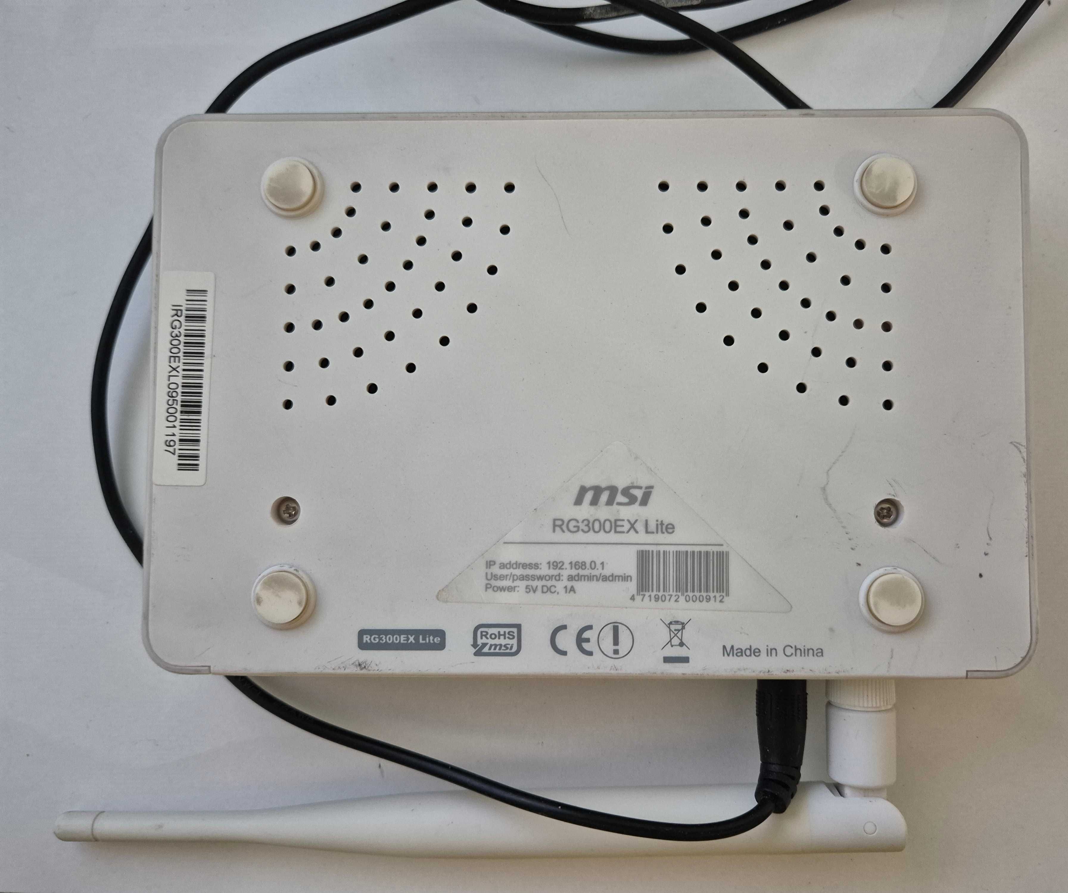 Рутер Linksys WRT120N и Рутер MSI RG300EX Lite