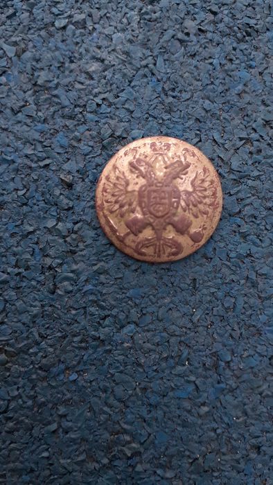 Пуговица герб двух главый орел