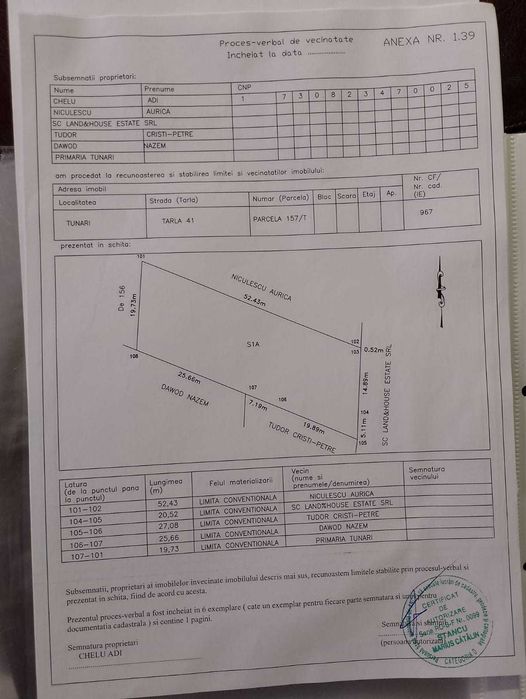 Teren de vanzare central - Tunari