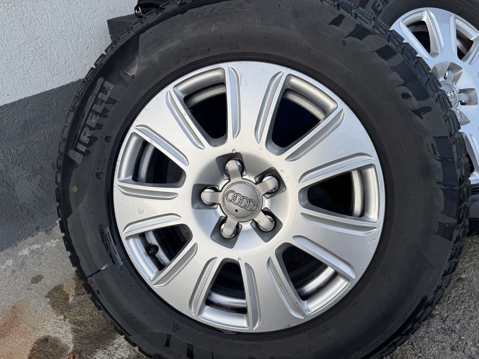 Jante cu anvelope originale iarna  audi Q3, q5,  profil 8 mm 215 65 16