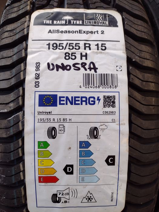 Нови 2бр.195/55/15 Унироял дот2821