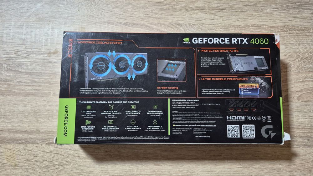 Gigabyte RTX 4060 Eagle OC 8GB