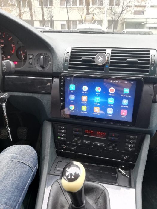 Navigatie Android BMW e39 X5 e46 Waze YouTube WiFi GPS USB