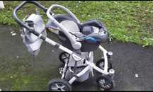 Vând cărucior Krausman Contempo Grey 3 in 1
