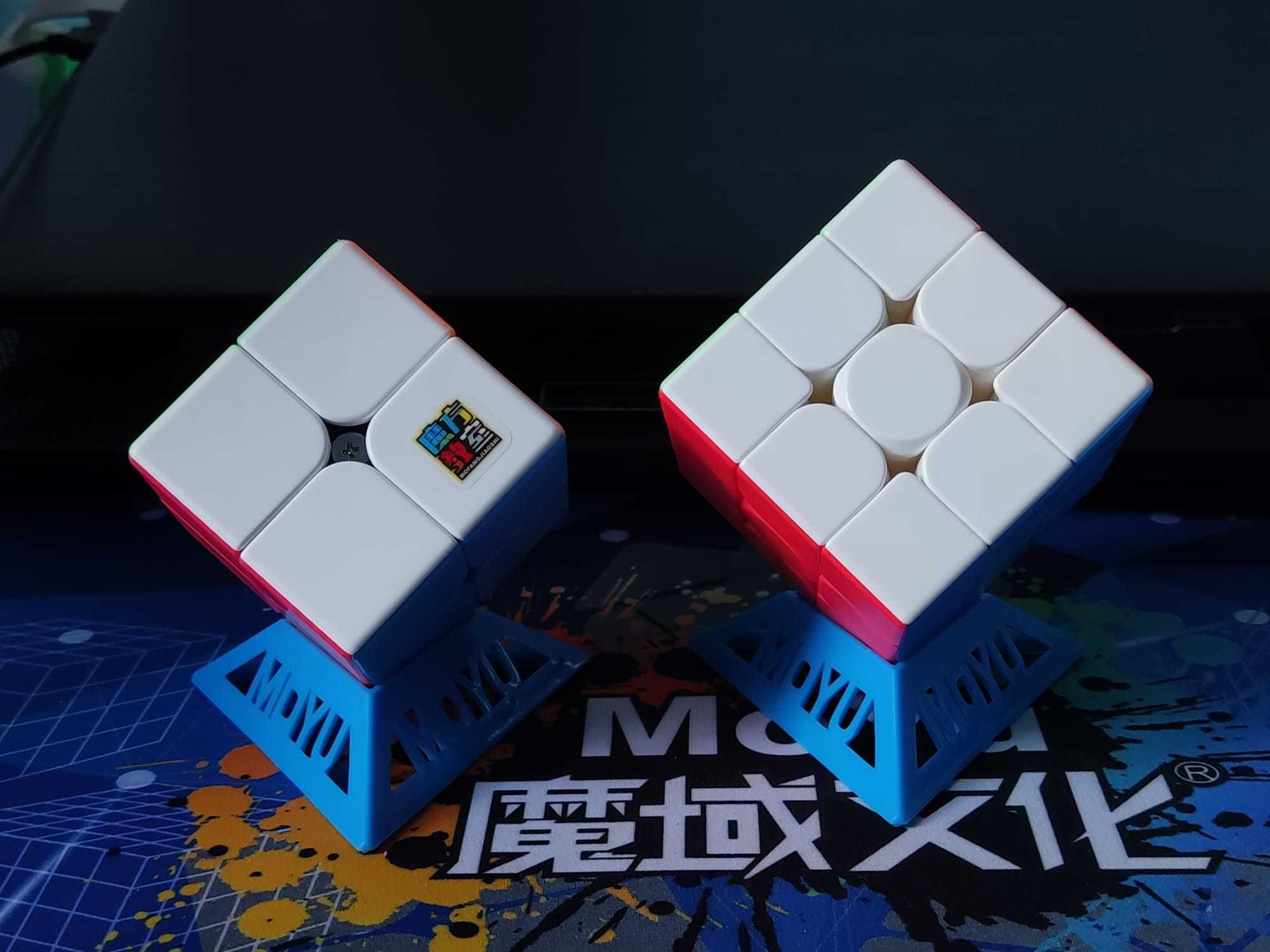 Pachet Cub Rubik Meilong 2x2 + Meilong 3x3 Noi Stickeless Ofertă!