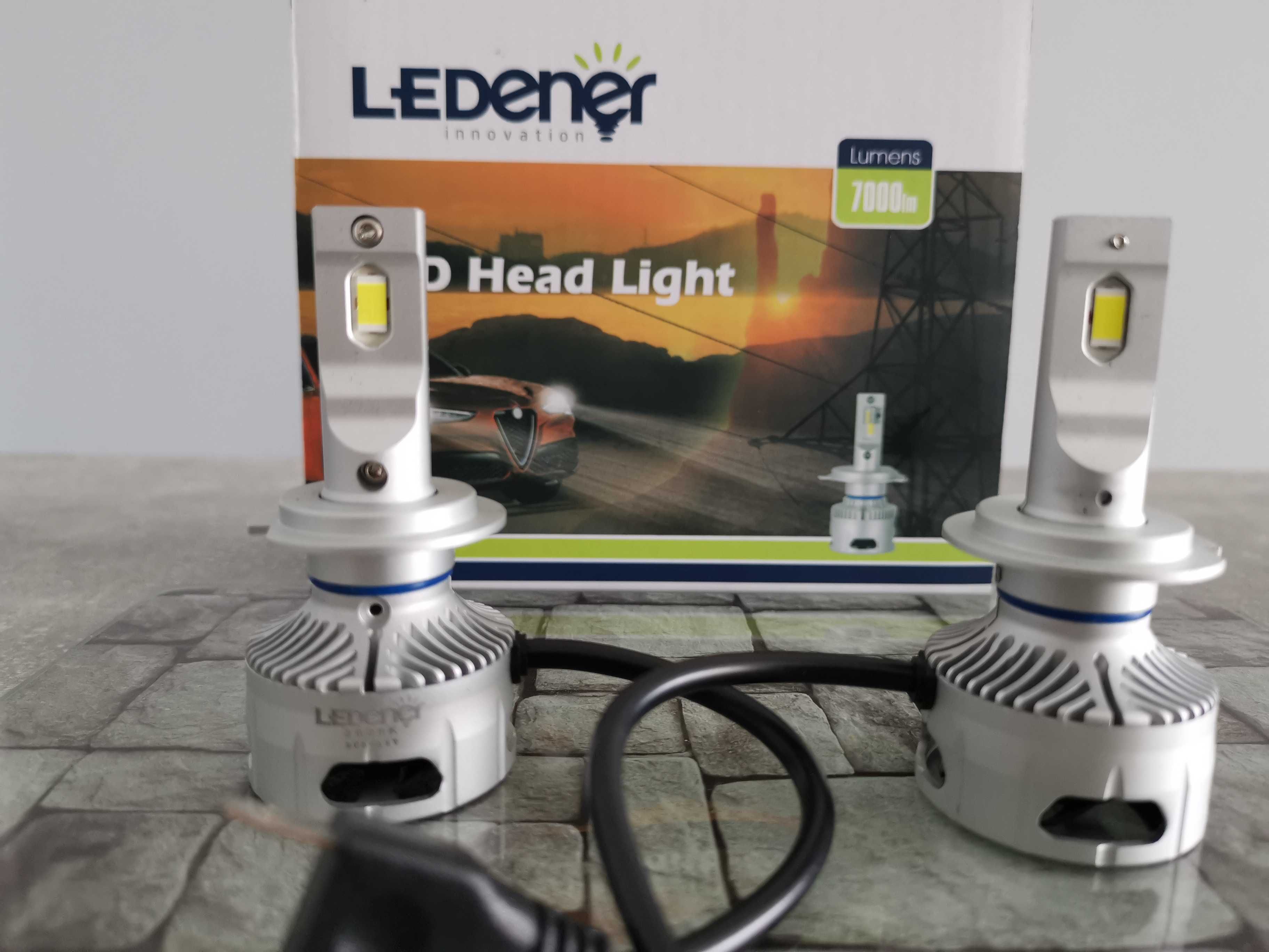 Ledener LED  Canbus  крушки  Н1  Н4  H7 H11 НВ4  40W 7000LM 6000K
