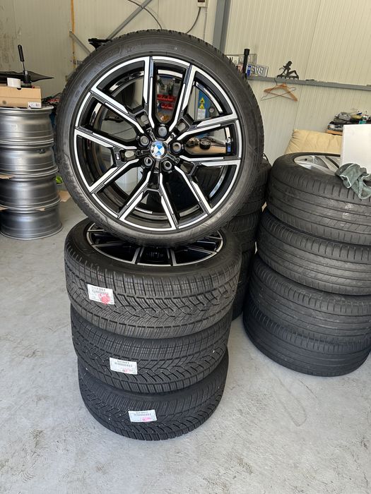 jante bmw seria 3-4-5 g20 g21 g26 g30 m packet anvelope 245/255 40 19