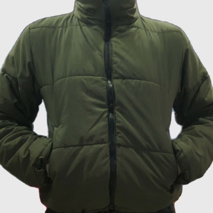 Тъмно зелено късо яке