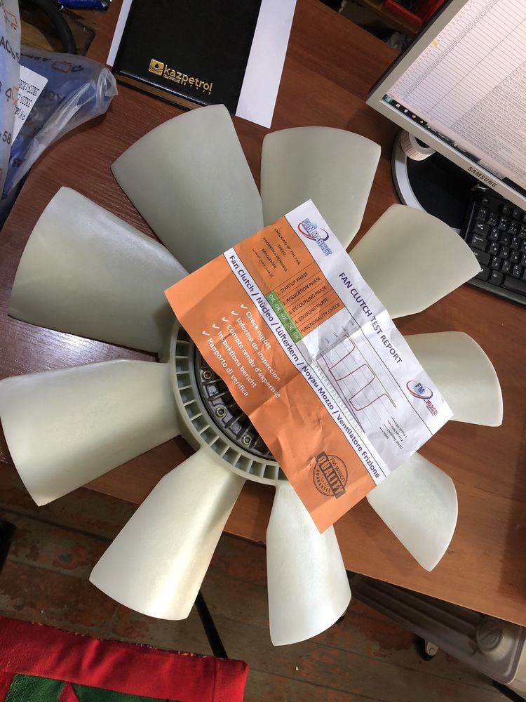 Вентилятор с вязкостной муфтой. Производство Турция