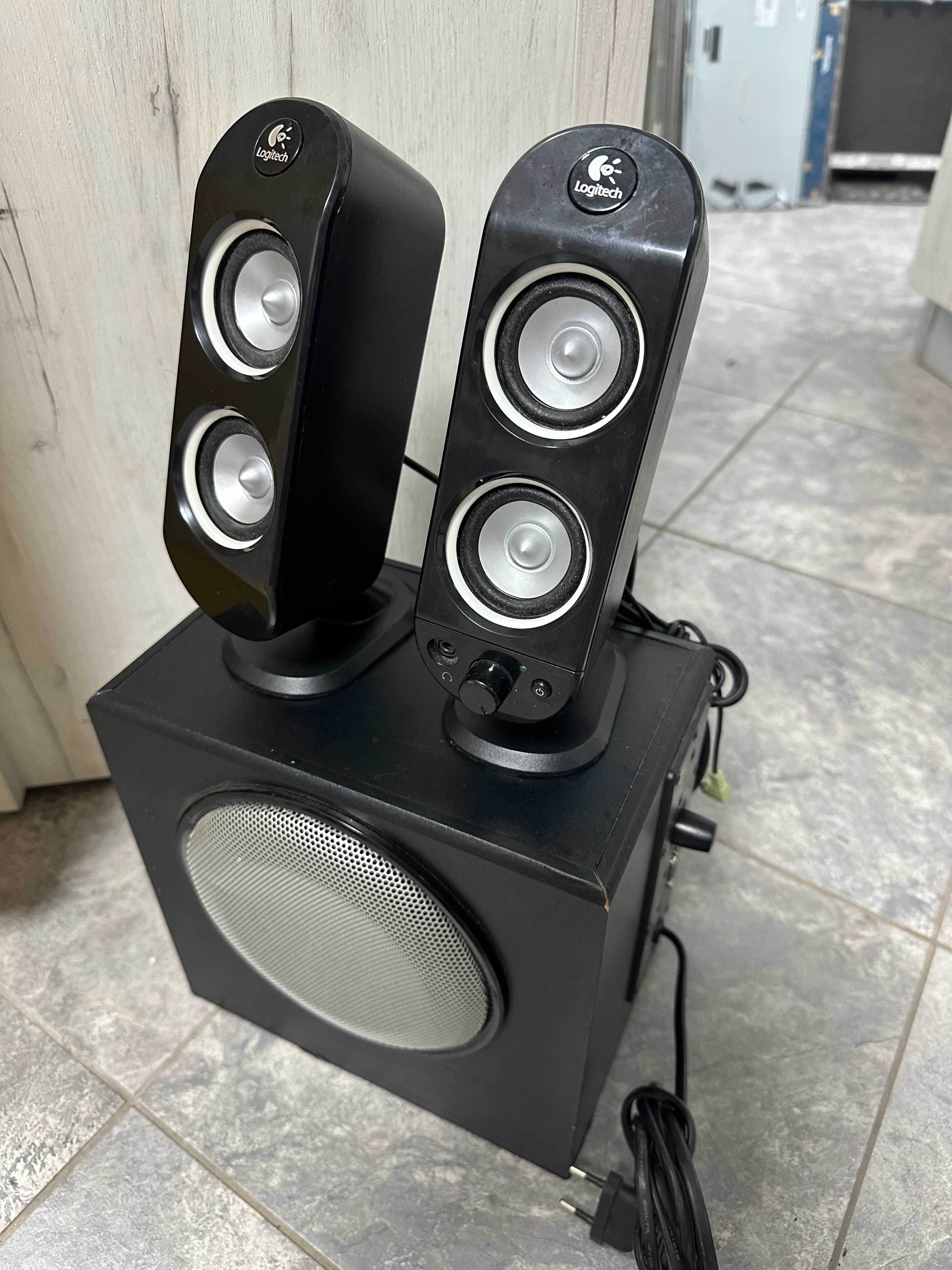 Тонколони , буфер Logitech X-230 2.1 за компютър