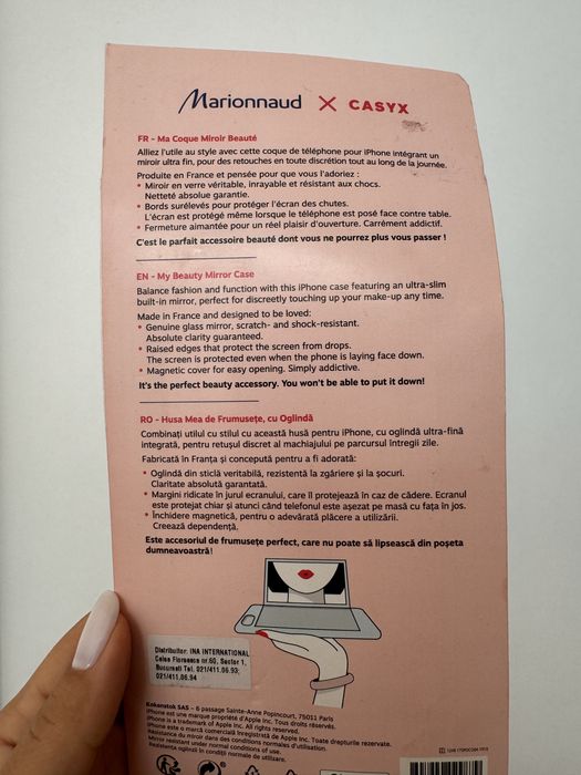 Husa  iPhone 6/6S/7 si 8 cu oglinda integrata