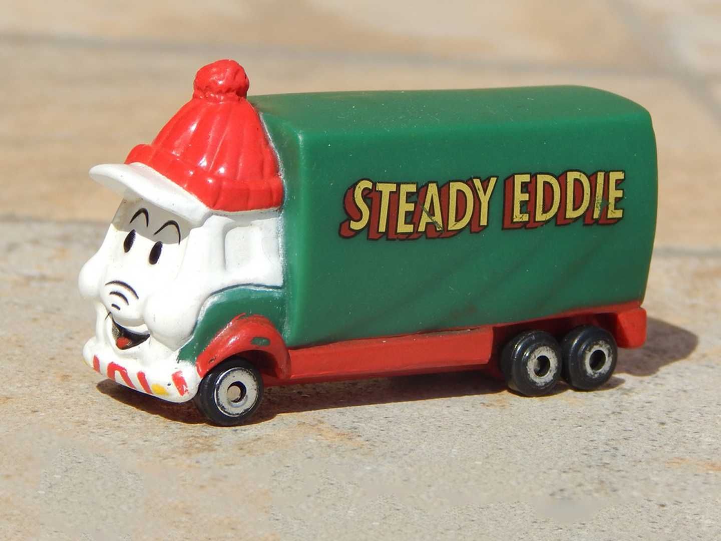 Jucarie macheta camion cu fes Corgi Steady Eddie Lorry Eddie Stobart