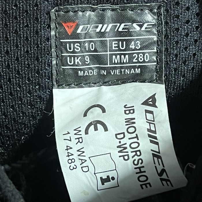 Мото боти Dainese Motorshoe D-WP - 43 размер