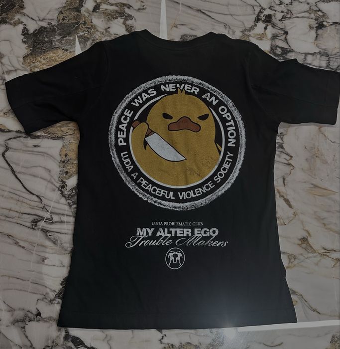 Тениска Луда Черна (peace was never an option)