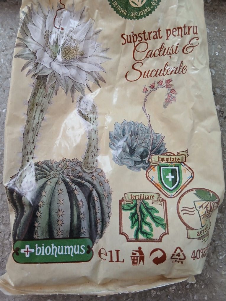 Îngrășământ pentru cactuși si Perlit
