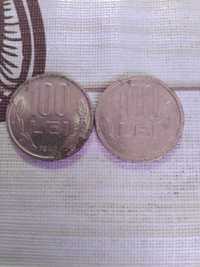 Monezi de 100 de lei Mihai Viteazu din 1994si 1993