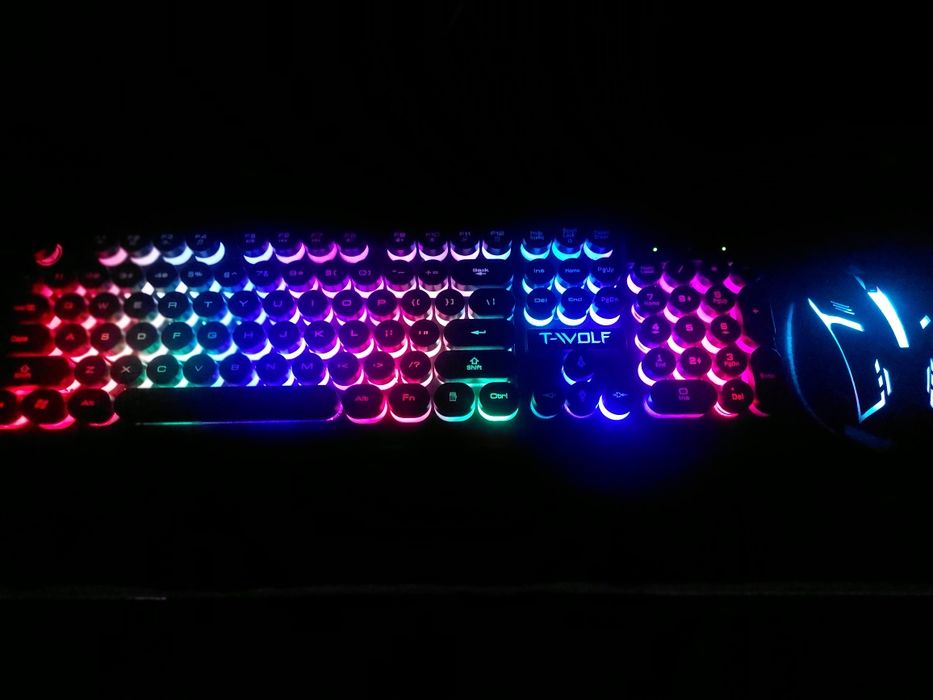 RGB klaviatura, mishka TF270 T-WOLF