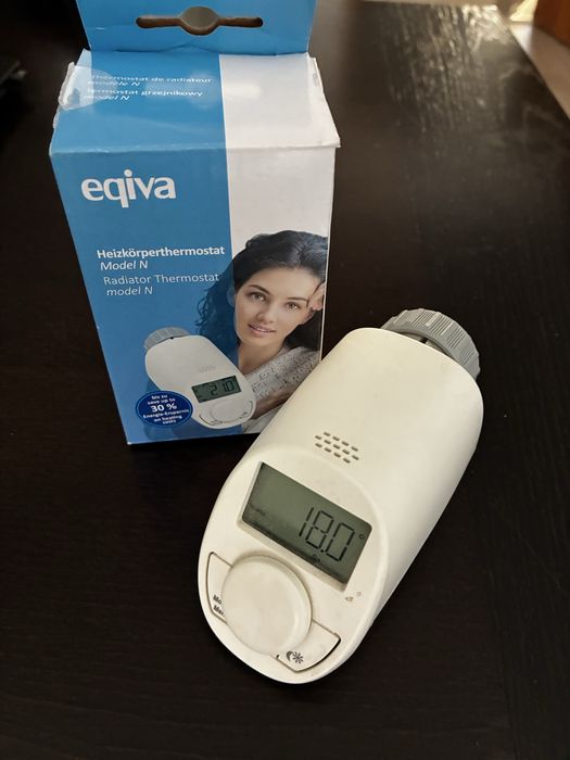 Програмируем термовинтил Equiva 2бр.