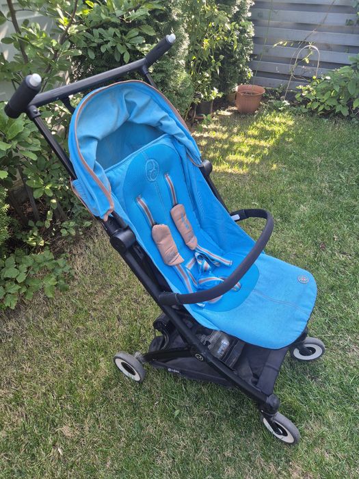 Vand carucior Cybex Libelle Beach Blue cu bara de protectie