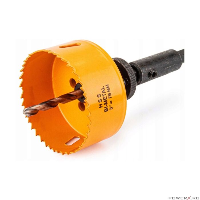 Set 17 carote, burghie pentru metal, lemn, Powermat