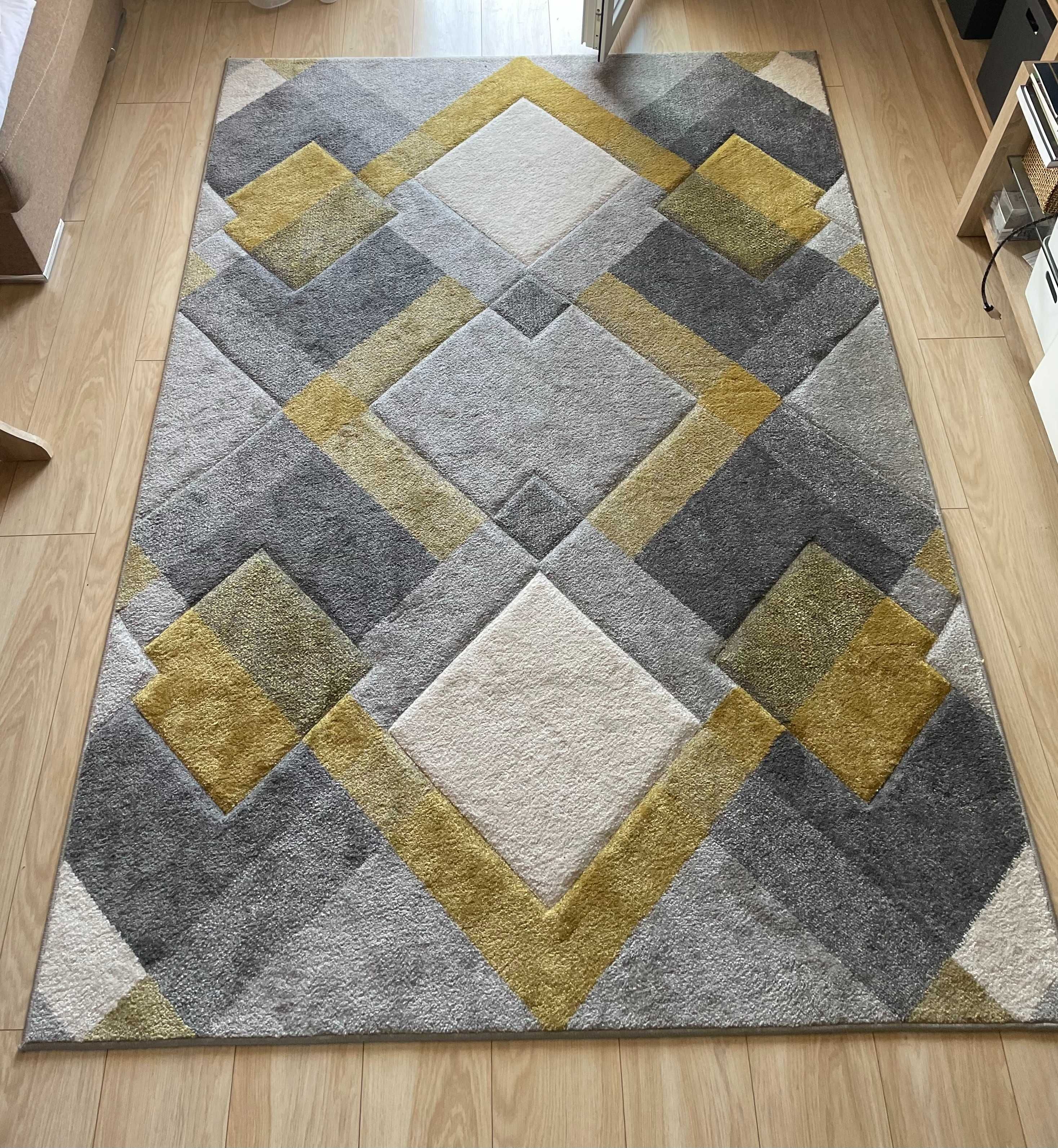 Covor Flair Rugs Nimbus Ochre, 160x230 cm, gri-galben