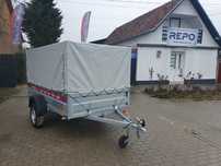 Remorca Repo RDS prelata 2,6x 1,35 750 kg basculabilă ATV
