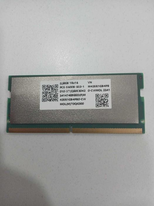 Memorie RAM Laptop DDR5 8GB 5600MHz SO-DIMM – Nou
