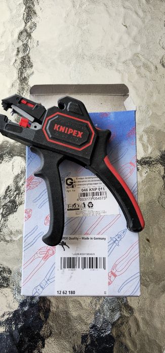 Автоматични клещи за оголване на кабели Knipex 12 62 180, 180 мм, 0.2-