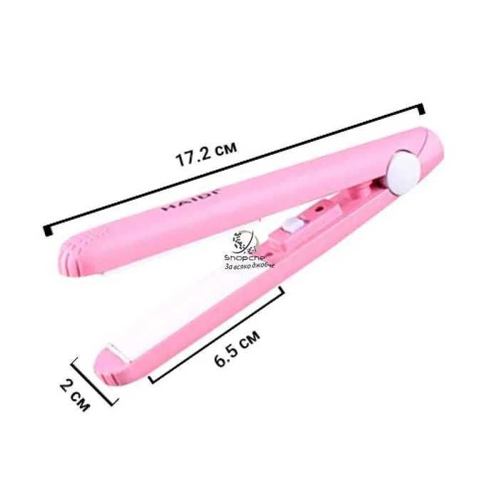 Мини преса за изправяне или вафли на косата