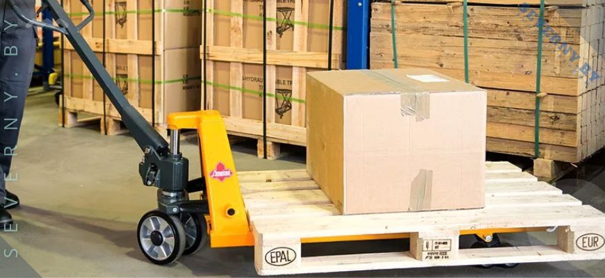 Рохли (тележки) рохля  складские гидравлические в наличии на складе