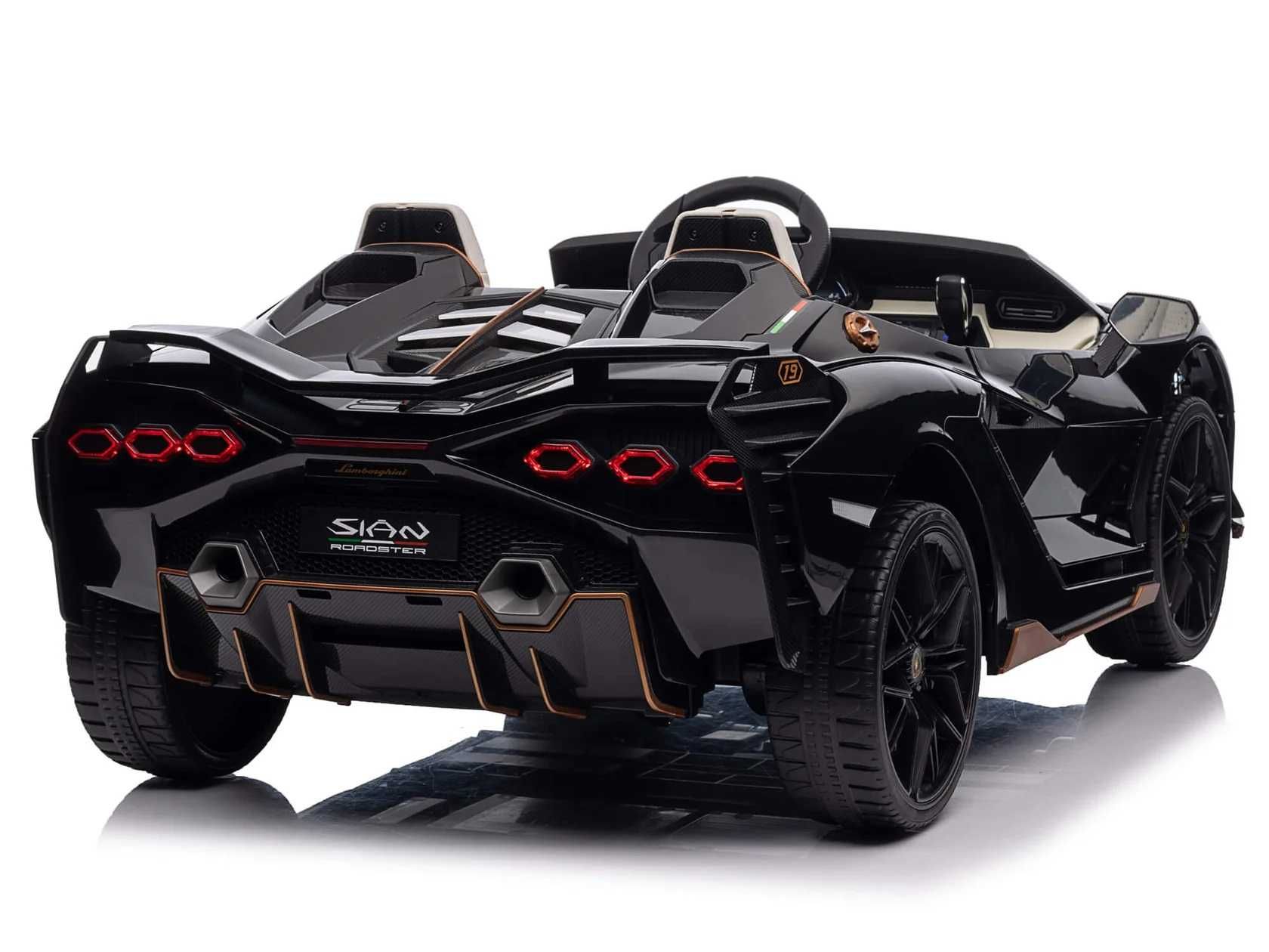 Акумулаторна Двуместна КОЛА Lamborghini SIAN  24V функция дрифт