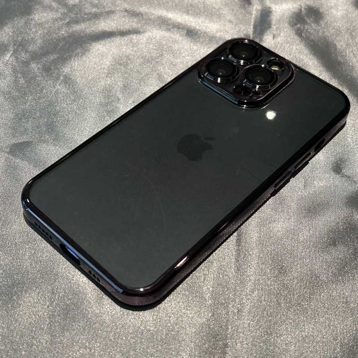 Прозрачен Кейс SmartDevil за iPhone 14/13 Pro Max  с Метално Покритие