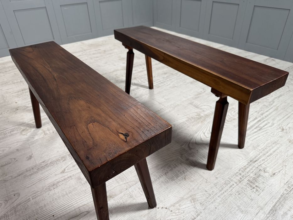 Рустикални, пейки масив орех У017