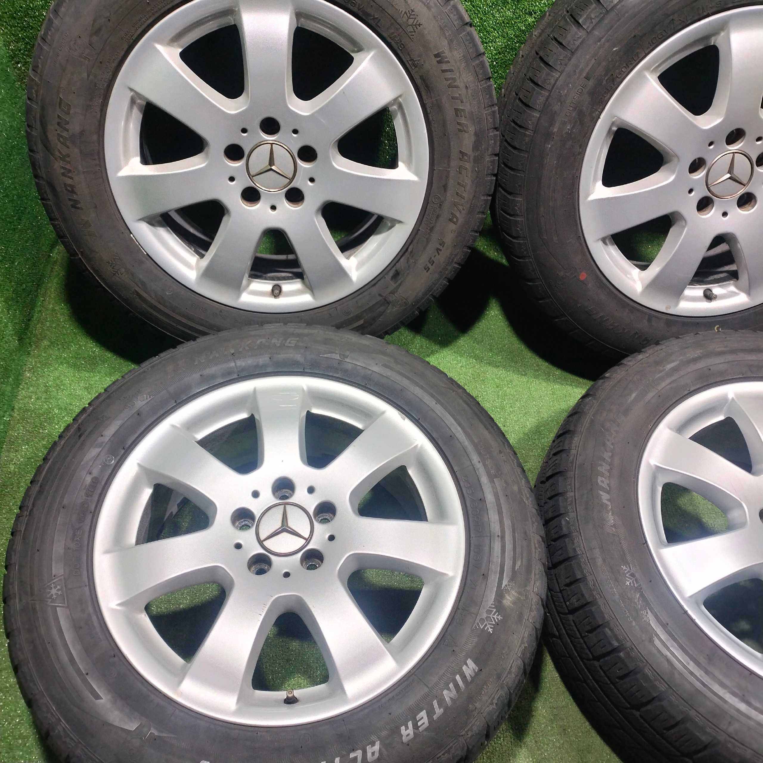 Продам Диск с шинами Nankang на Mercedes ML W164 235/60 R17 зимний