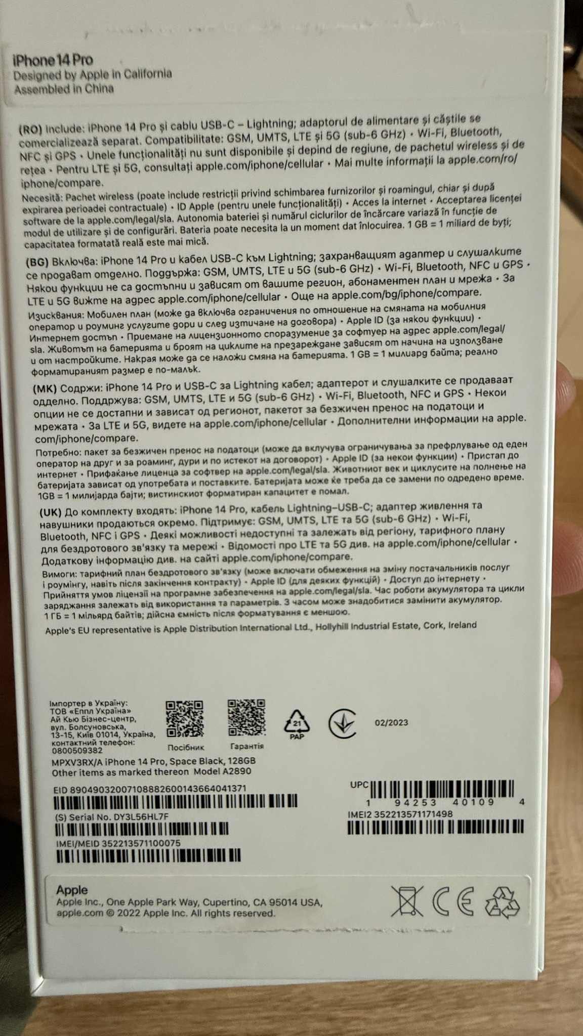 iPhone 14pro  128GB