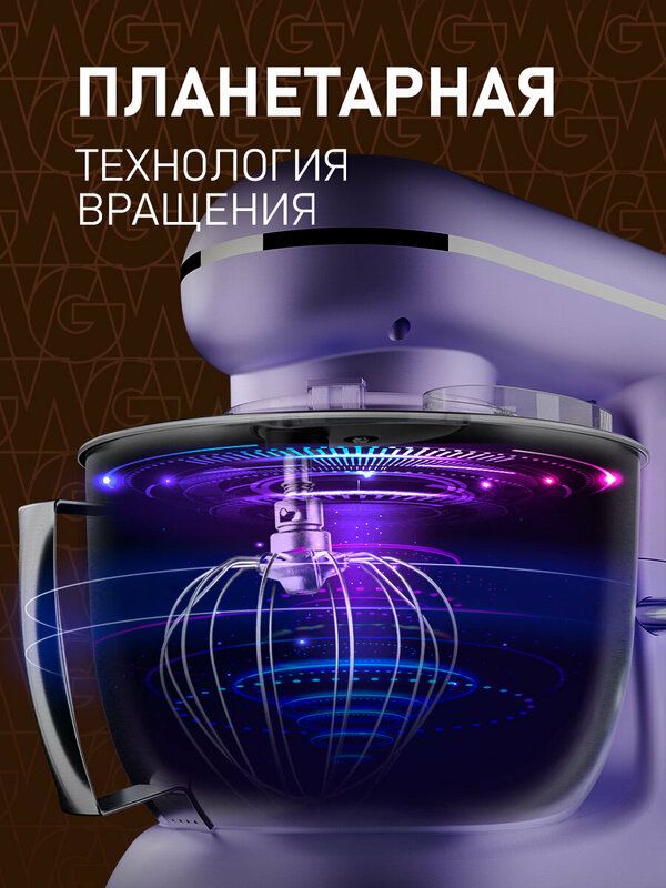 Миксер планетарный Weissgauff WSM 131 PML