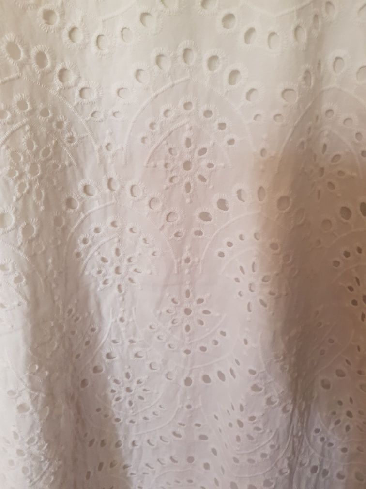 Rochie Only nr. 36, broderie englezească din bumbac 100%, impecabilă