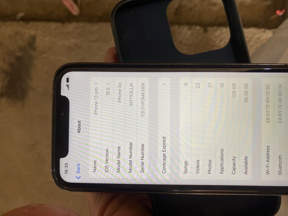 Iphone xr aybi oldi kamerasi xiralashgan