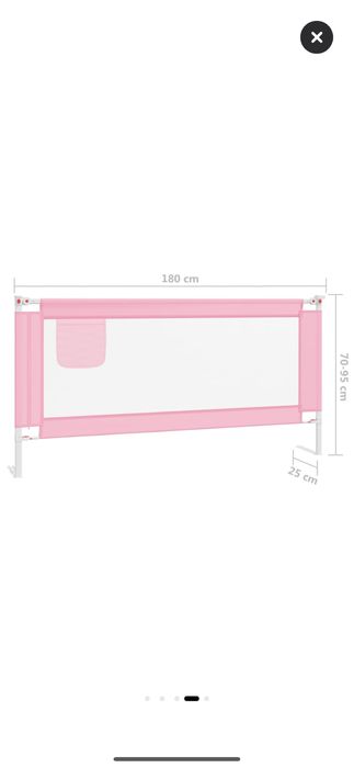 Balustrada protectie copii pat