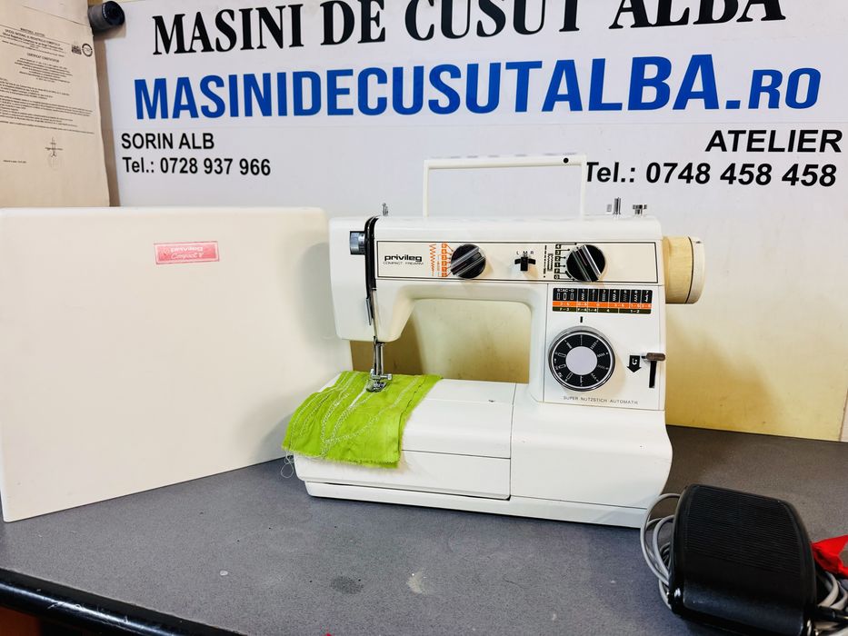 Masina de cusut Privileg freiarm compact japonez piese metalice