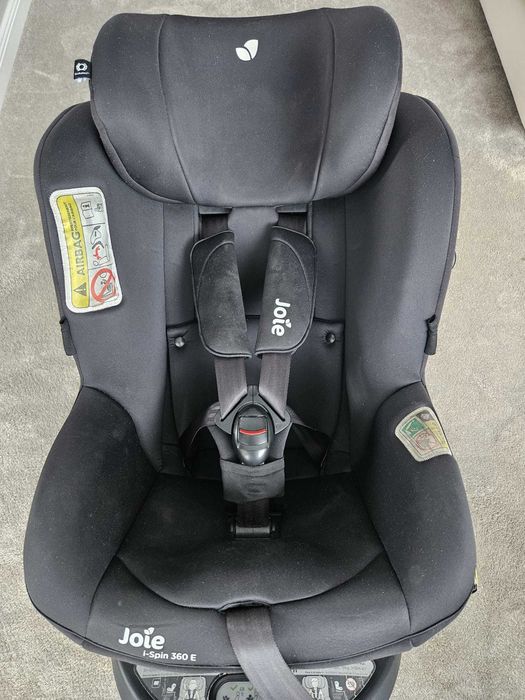 Scaun auto pentru copii Joie i-Spin 360° E Coal, 61 cm-105 cm