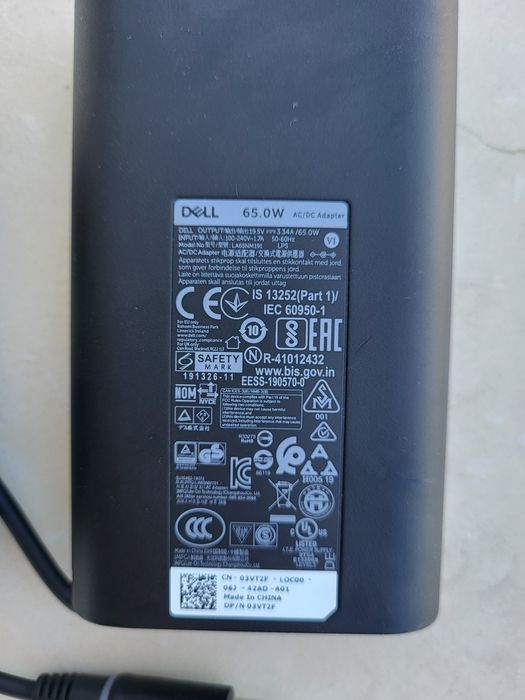 incarcator laptop DELL 19,5V 3,34A 65W mufa 7,4mm