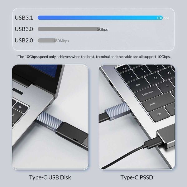 Orico Adapter USB3.1 to Type-C (female) - AH-AC10-GY